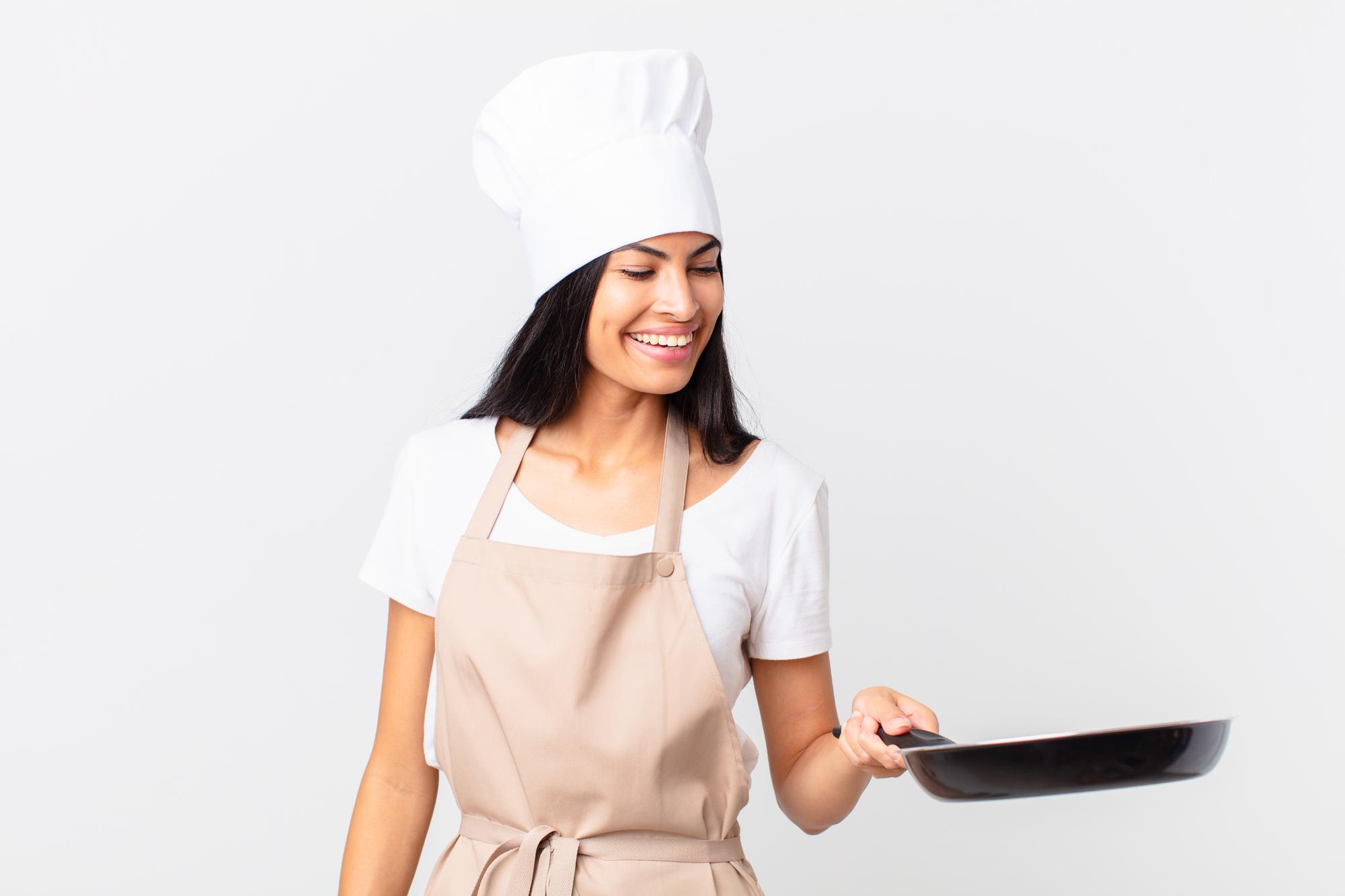Chef Laura in kitchen